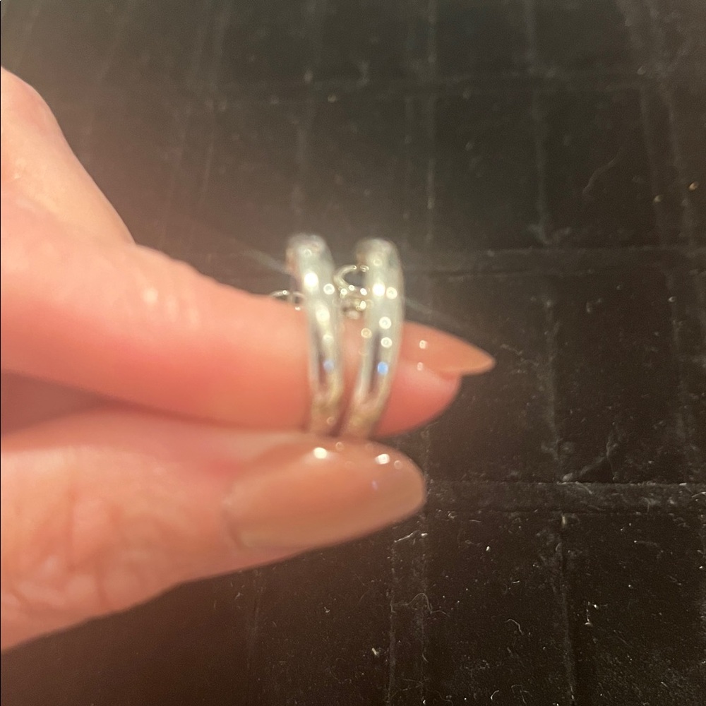 Silver Hoop Earrings